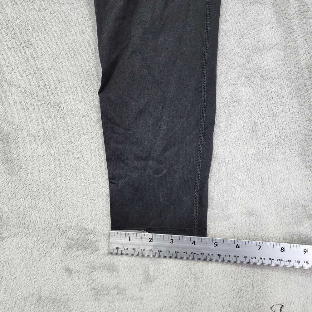 Calvin Klein Performance Leggings Womens S Black Wick Logo Ankle Yoga Workout - Picture 10 of 11